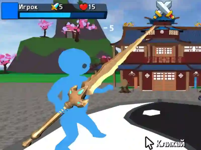 Laro Obby stickman sa mga espada online