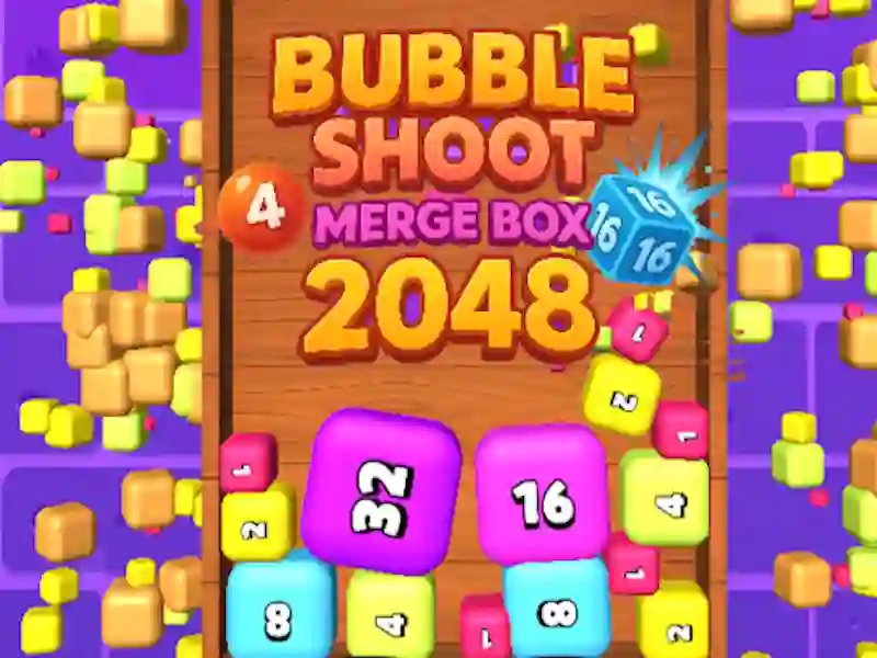 Laro Bubble Shoot Merge Box 2048 online