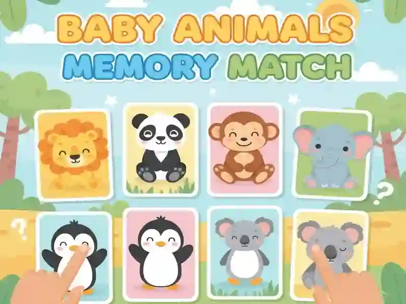 Laro Match ng memorya ng mga hayop ng sanggol online Laro Match ng memorya ng mga hayop ng sanggol online