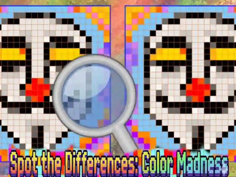 Laro Spot the Differences Color Madness online