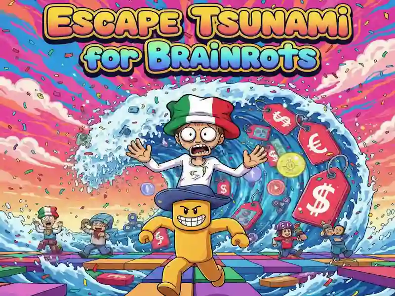 Laro Tumakas sa Tsunami para sa Brainrots online
