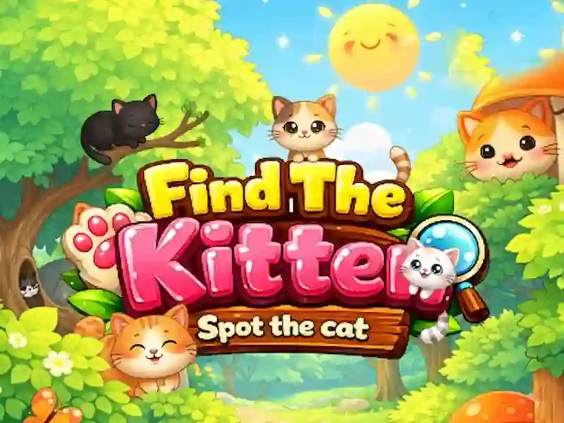 Laro Hanapin ang Kuting Spot the Cat online