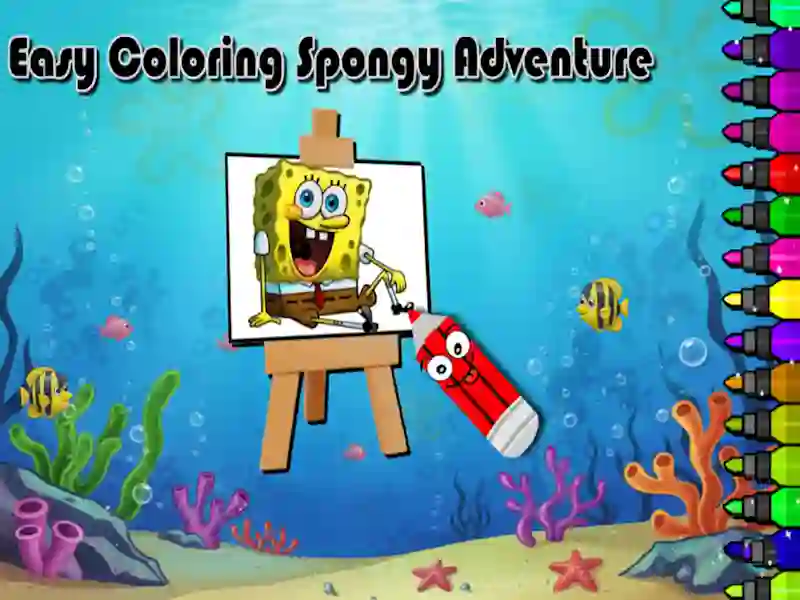 Laro Madaling Pangkulay Spongy Adventure online