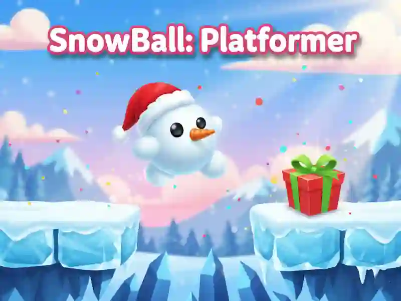 Laro SnowBall: Platformer online