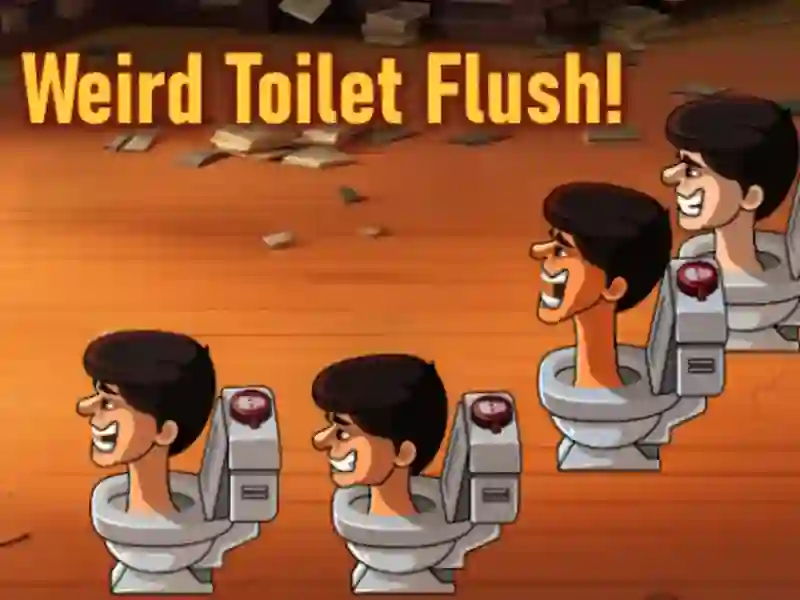 Laro Kakaibang toilet flush! online