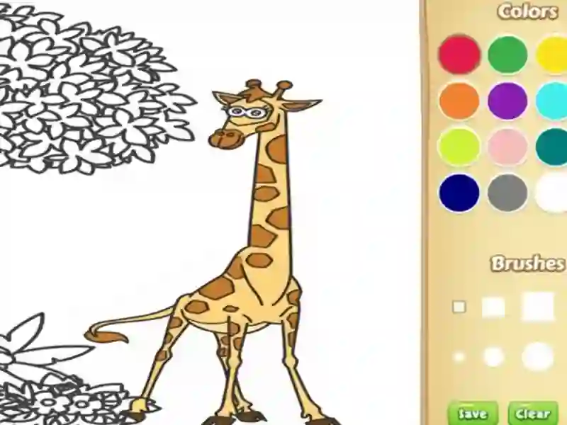 Laro Jungle Animals Coloring Book para sa mga bata online