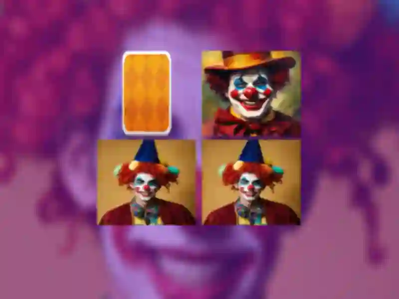 Laro Clown Memory match online