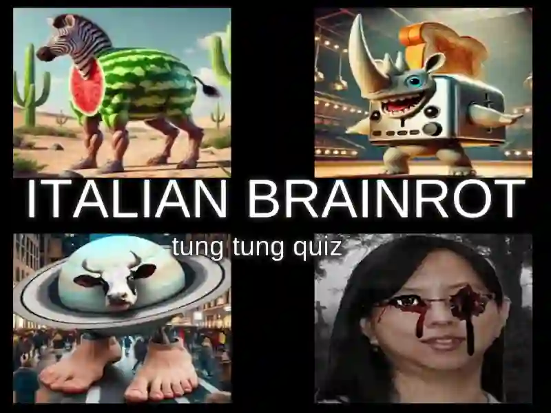 Laro Italian Brainrot Tung Tung Quiz online