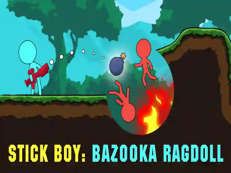 Laro Stick Boy: Bazooka Ragdoll online