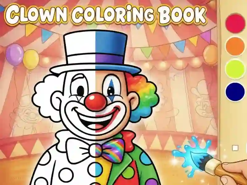 Laro Clown Coloring Book online