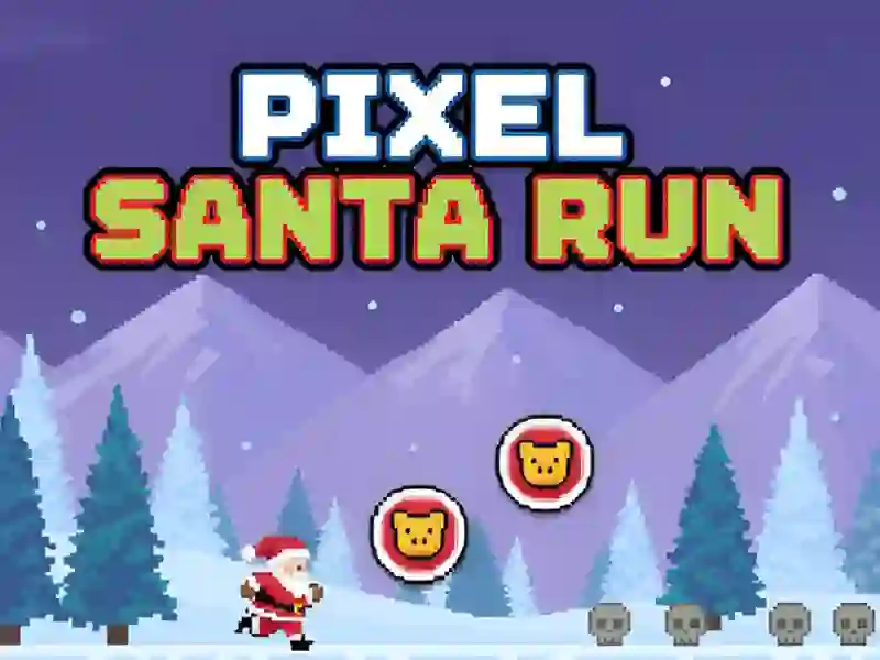 Laro Pixel Santa Run online