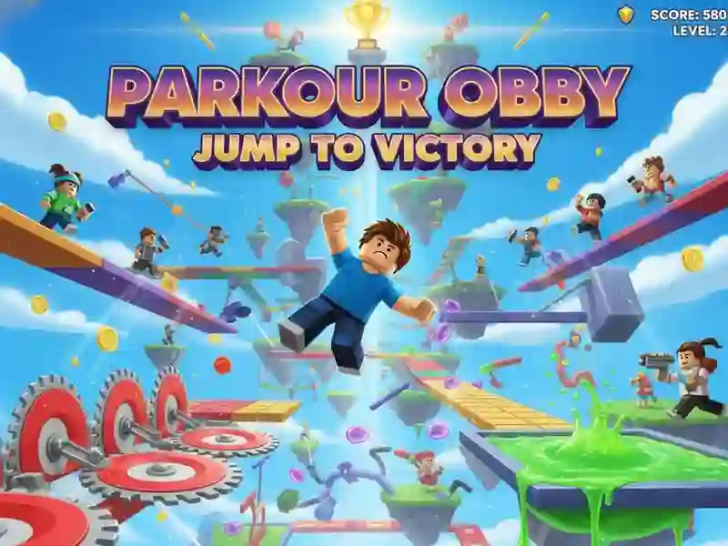 Laro Tumalon si Parkour Obby sa tagumpay online