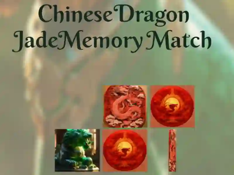 Laro Chinese Dragon Jade Memory match online