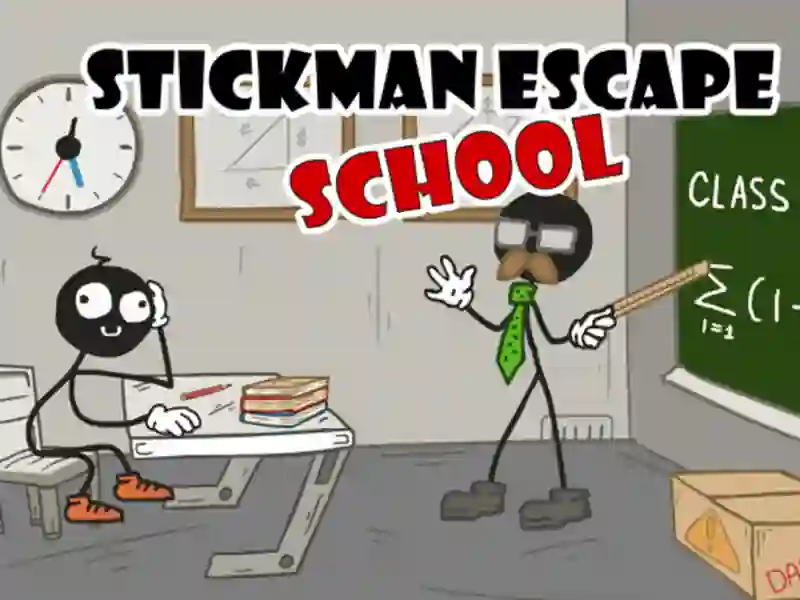 Laro Stickman Escape School online