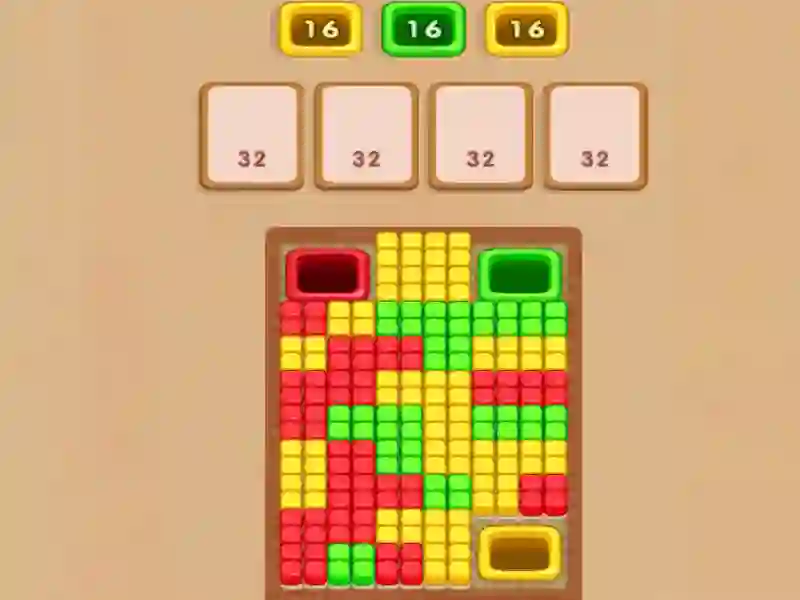 Laro Cube to hole puzzle online