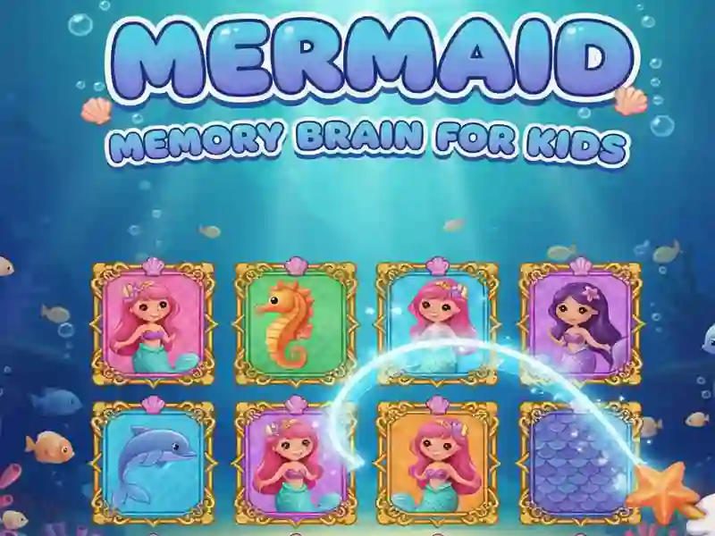 Laro Mermaid memorya ng utak para sa mga bata online
