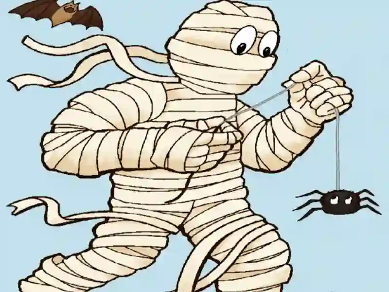 Laro Mummy Coloring Book online