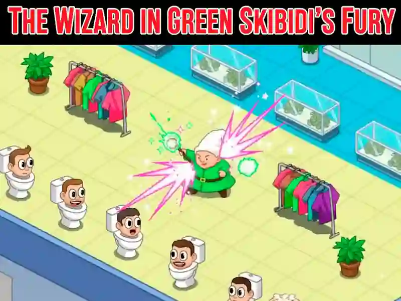 Laro Ang Wizard sa Green SkiBidi's Fury online