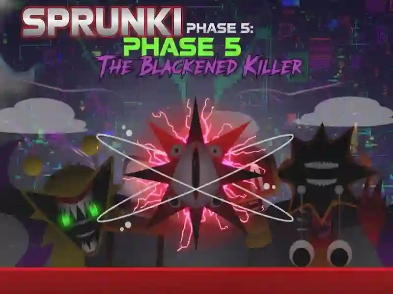 Laro Sprunki Phase 5: The Blackened Killer online