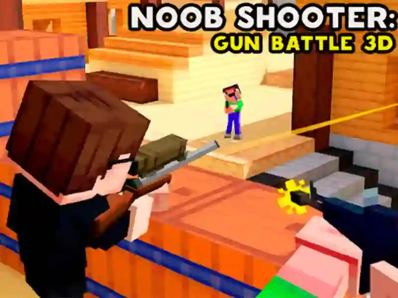 Laro Noob Shooter: Gun Battle 3d online
