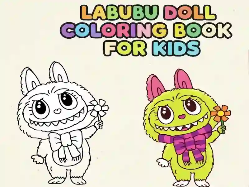 Laro LABUBU Doll Coloring Book Para sa Mga Bata online Laro LABUBU Doll Coloring Book Para sa Mga Bata online