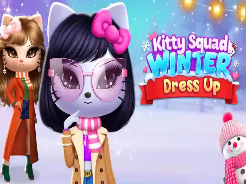 Laro Kitty Squad Winter Dress Up online Laro Kitty Squad Winter Dress Up online