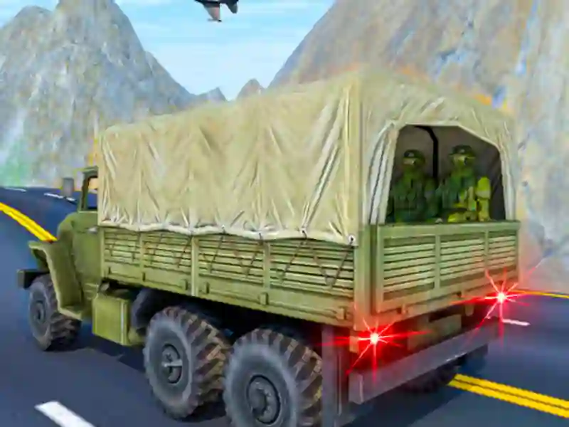 Laro Transport Army Vehicle Truck sa Pagmamaneho online Laro Transport Army Vehicle Truck sa Pagmamaneho online