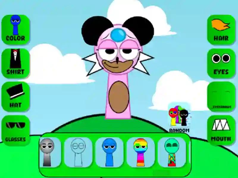 Laro Sprunki Character Maker OC online