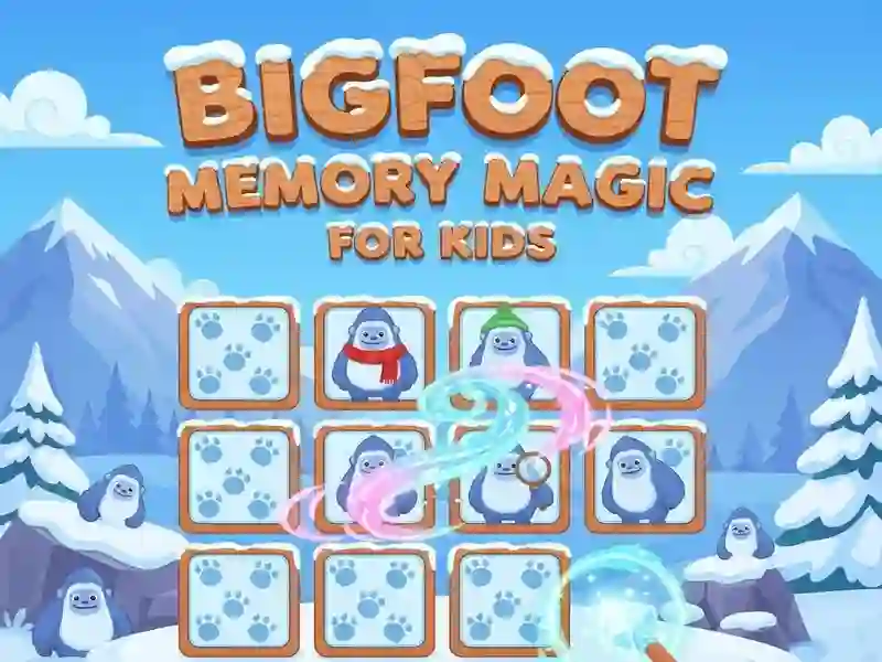 Laro Bigfoot memory magic para sa mga bata online