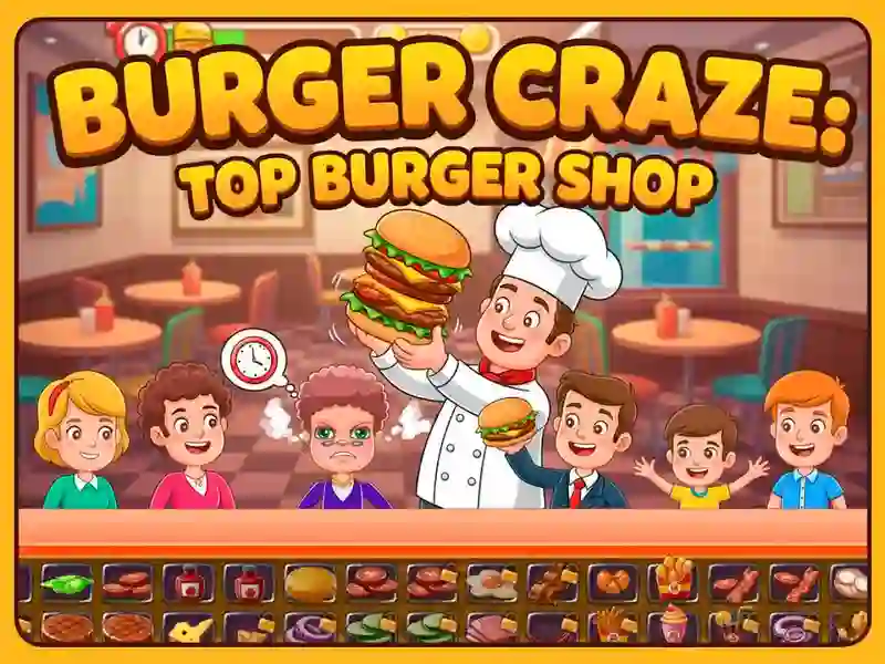 Laro Burger Craze: Nangungunang Burger Shop online
