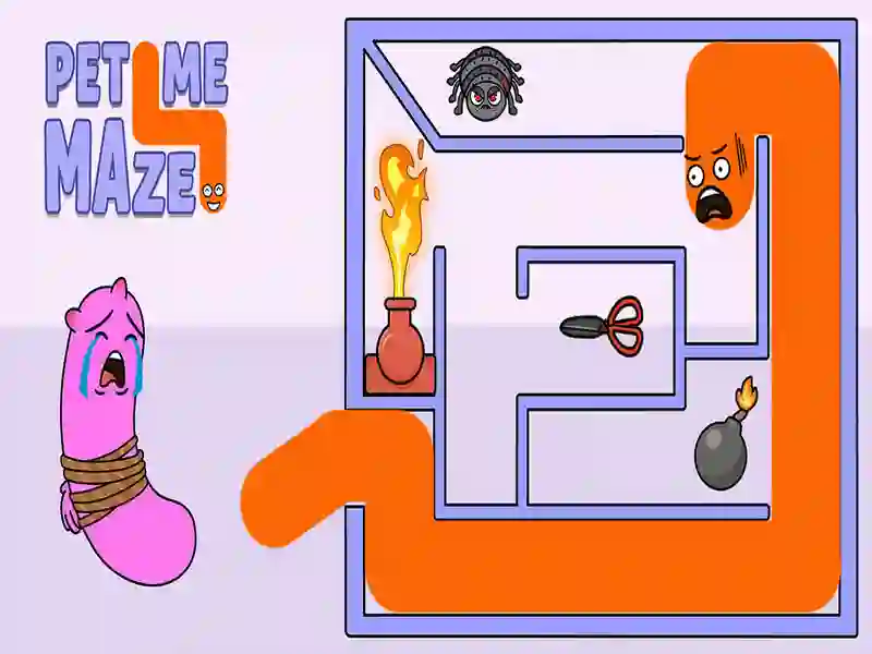 Laro Pet me maze online