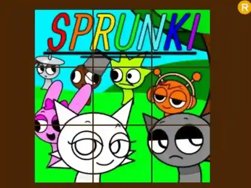 Laro Sprunki sliding puzzle online