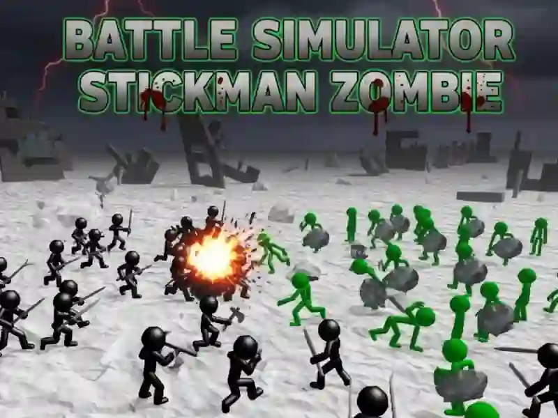 Laro Battle Simulator Stickman Zombie online