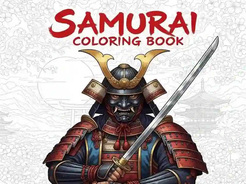 Laro Samurai pangkulay ng libro online