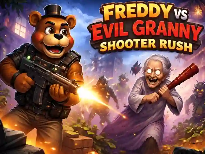Laro Freddy vs Evil Granny Shooter Rush online