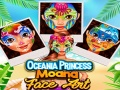 Laro Sining ng mukha ng prinsesa Moana ng Oceania online