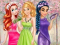 Laro Mga kulay ng mga gown ng prinsesa ng tagsibol online