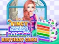 Laro Nagluto si Vincy ng Rainbow Birthday Cake online
