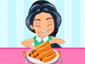 Laro Paligsahan sa Pagkain ng Hotdog ng Prinsesa online