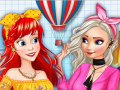 Laro Mga Fashion Princess at Festival ng Balloon online