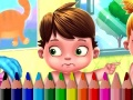 Laro Bumalik sa Paaralan: Baby Coloring Book online