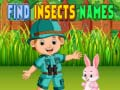 Laro Hanapin ang Mga Pangalan ng Insekto online