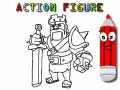 Laro Balik sa Paaralan: Pagkulay ng Action Figure online