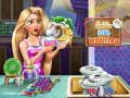 Laro Paghuhugas ng Pinggan Goldie online