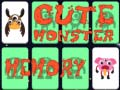 Laro M memory ng Cute Monster online