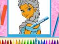 Laro Coloring ng mga Prinsesa Sisters online
