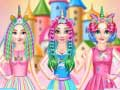 Laro Gusaling Buhok ng mga Prinsesa ng Rainbow Unicorn online
