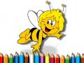 Laro Bumalik sa Paaralan: Bee Coloring Book online