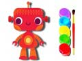 Laro Bumalik sa Paaralan: Robot Kulay na Aklat online