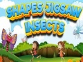 Laro Puzzle ng mga Hugis Insekto online